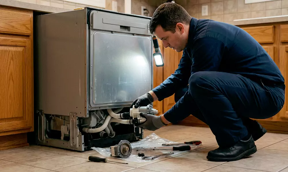 Dishwasher Pump Replacement in Meriden, CT