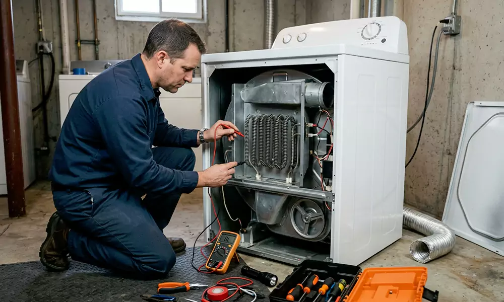 Dryer Not Heating Repair in Meriden, CT