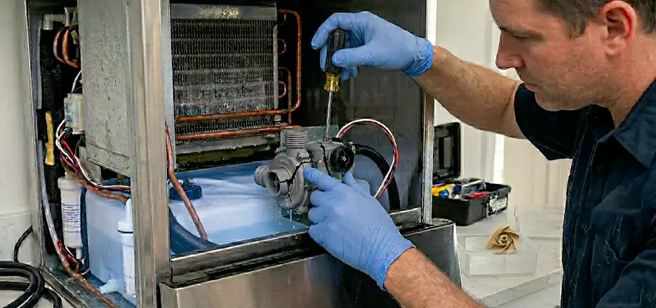 Commercial Ice Maker Water Pump Repair in Meriden