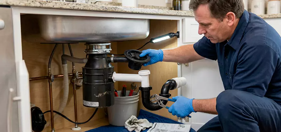 Garbage Disposal Splash Guard and Trap Installation in Meriden