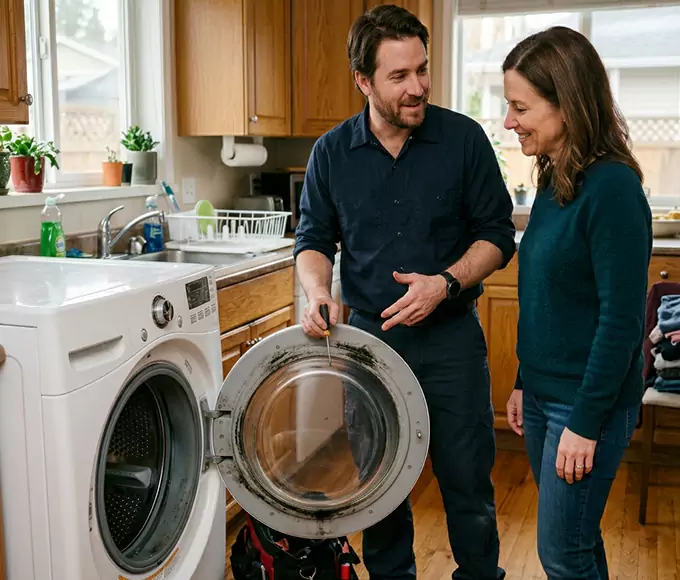 Why Meriden, CT Homeowners Choose Meriden Appliance Pro for Washer Door Seal Replacement?